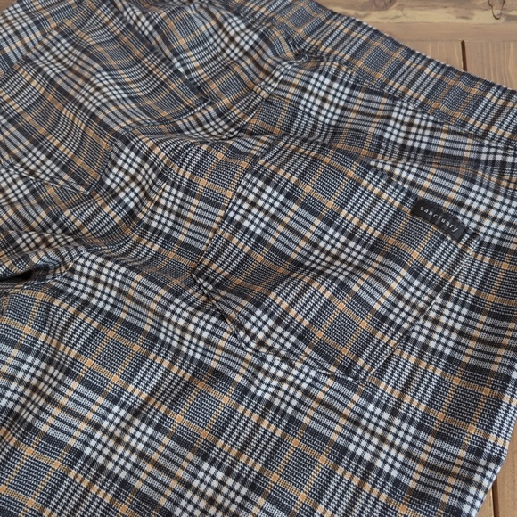 Sanctuary x Anthropologie Plaid Carnaby Kick Crop Pull on Pants - Picture 12 of 13